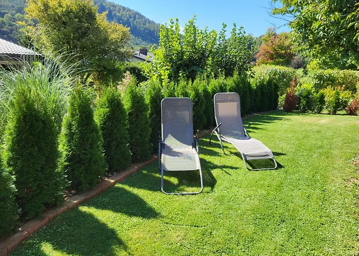 2 Schlafzimmer, Terrasse, Hund, Kamin 公寓